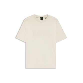 BOSS Cotton-jersey T-shirt with structured logo