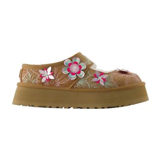 UGG Slippers, female, Brown, Size: 8 US Bea Mary Jane Meadow