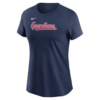 Nike Jos&eacute; Ram&iacute;rez Cleveland Guardians Fuse Nike Womens MLB T-Shirt in Blue | NKAF44BGU9-FS5