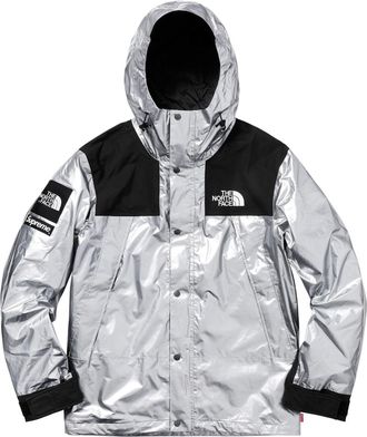 SUPREME x The North Face SS18 Metallic Interchange Jacket Unisex Silver SUP-SS18-602
