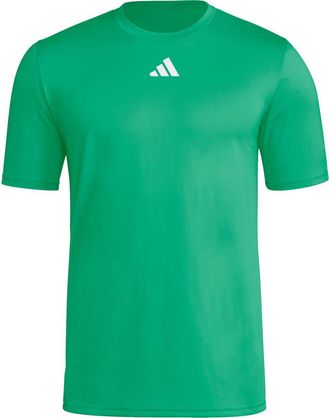 adidas Short Sleeve Pregame T-Shirt in Team Green/White at Nordstrom Rack, Size Xx-Large