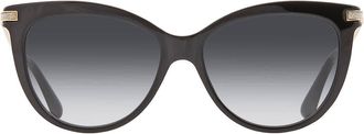 Jimmy Choo London Grey Gradient Cat Eye Ladies Sunglasses AXELLE/G/S 0807/9O 56