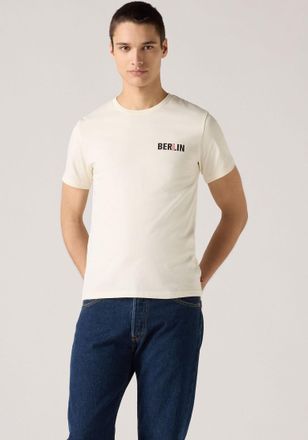 Levi's Print-Shirt LEVIS Levis Original Housemark T-Shirt Canarias, Herren, Gr. XXL, levi berlin egret bo, Jersey, Obermaterial: 100% Baumwolle, bedruckt, un