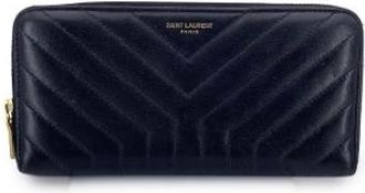 Saint Laurent Pre-owned Wallets, female, Black, Size: ONE SIZE Pre-owned Leather wallets
