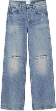 Anine Bing Hugh Jean - Dames - Regular Fit Jeans - Blauw - W30 - Katoen - Jeans