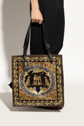 Versace Shopper Bag, Mens, Black