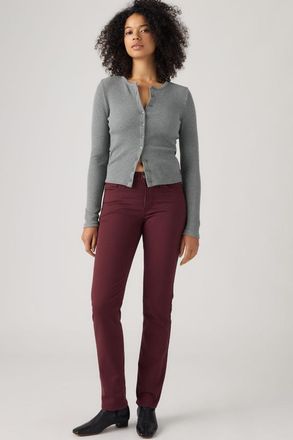Levi's 314 Shaping Straight Pants - Mujer - 23X30 - Marr&oacute;n / Sassafras Twill