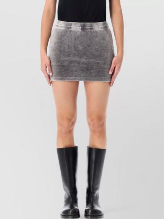 Alexander Wang cotton-blend mid-rise mini skort