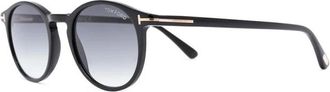 Tom Ford Ft 0539 01B Zonnebrillen - Heren - Zonnebrillen - Zwart - 48 MM - Accessoires