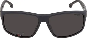 Carrera Polarized Grey Rectangular Mens Sunglasses CARRERA 8038/S 0003/M9 61