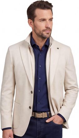 Roy Robson colbert Roy Robson uitneembaar binnenvest creme normale fit