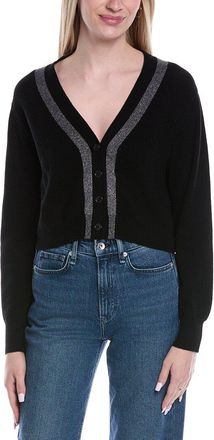 Brodie Lurex Trim Wool & Cashmere-Blend Cardigan