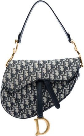 Dior Pre-owned Dior Oblique Canvas Saddle Bag Ladies WRBXF7K0SP4CNQGG