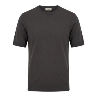 Altea T-Shirts, male, Brown, Size: L Cecil Jersey Lyocell T-shirt