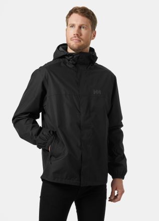 Helly Hansen Regenjacke HELLY HANSEN VANCOUVER RAIN JACKET, Herren, Gr. XL, schwarz, Obermaterial: 100% Polyester. Futter: 100% Polyester, normal, Jacken Regenjack