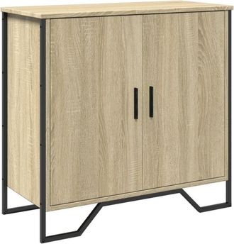 vidaXL Sideboard Sonoma Oak 78x35.5x74.5 cm Engineered Wood Vidaxl