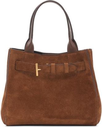 Tom Ford Small Audrey Suede Tote in Whisky at Nordstrom