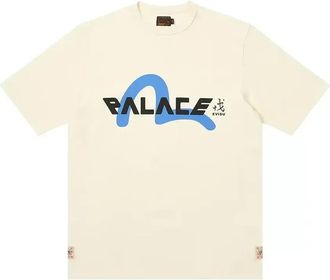 Palace x Evisu Logo T-shirt White 2ESPAM4TS1153XXCTWHTO