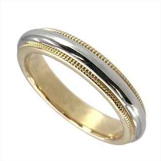 Tiffany & Co. Platinum Yellow Gold Yellow Gold (18K) Platinum 950 Band Ring (Pre-Owned)