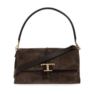 Tod's Dames, Tassen, Bruin, Maat: ONE Size Leer