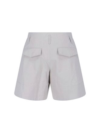 Low Classic Womens Trousers Grey Cotton