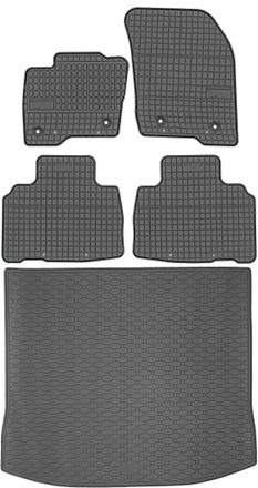 OEM Juego De Alfombrillas De Goma Para Coche Y Maletero Para Ford Edge Suv (modelos 2016-2021)