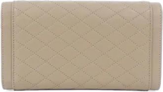Saint Laurent Pre-owned Wallets, female, Beige, Size: ONE SIZE Pre-owned Vintage Leather Wallet