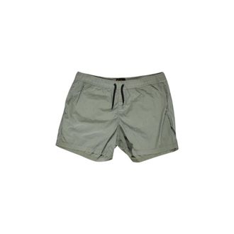 RefrigiWear Mens Swim Trunks Drawstring Closure - Sage Green Nylon - Size 3XL