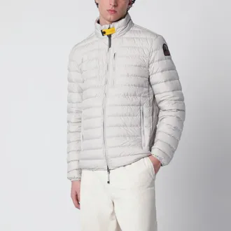 Parajumpers Pelican-colored Ugo short quilted down jacket