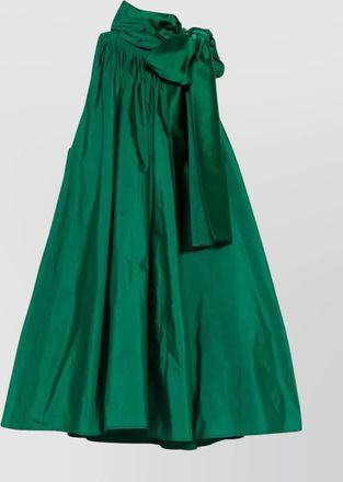 Max Mara chic bow detail a-line dress