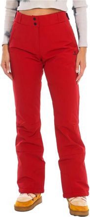 Vuarnet Verstelbare skibroek met ritssluiting - Dames - Ski broeken - Rood - 2XL - Polyester - Fitness