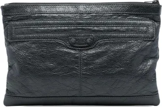 Balenciaga Pre-owned Clutches, female, Black, Size: ONE SIZE Pre-owned Pouch