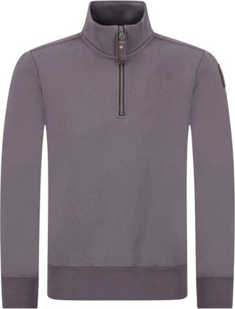 Parajumpers Felpa Broad Peak con mezza zip - - Sweatshirts & Hoodies - Uomo - Grigio - S
