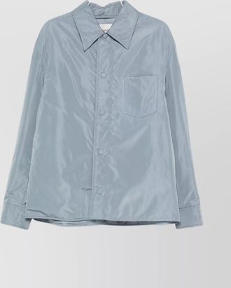 Ami lightweight nylon shirt featuring chest pocket