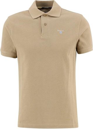 Barbour Tartan Pique Polo Shirt - Heren - Polos - Beige - L - Katoen - Tops