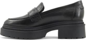 Guess Finda Loafers - Dames - Loafers - Zwart - 38 EU - Leer - Schoenen