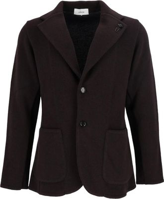 Lardini Giacca Maglia - Jackets - Hombre - Marr&oacute;n - XL