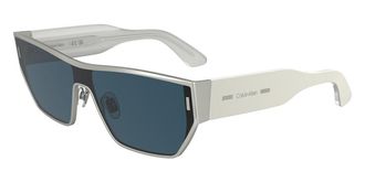 Calvin Klein CK25102S 045 Mens Sunglasses Silver Size 59