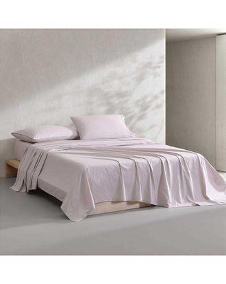 Calvin Klein 200 Thread Count Washed Percale Cotton Sheet Set