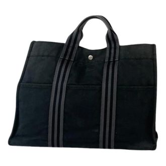 Herm&egrave;s Pre-owned Tote Bags, female, Black, Size: ONE SIZE Pre-owned Tote Bag
