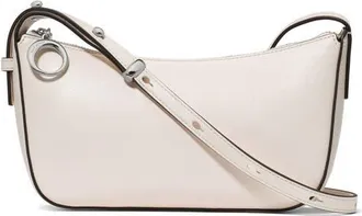Kate Spade New York halo fine grain leather crossbody bag in Cream at Nordstrom