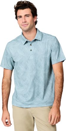 Free Country Mens SunFree UPF Printed Polo Shirt