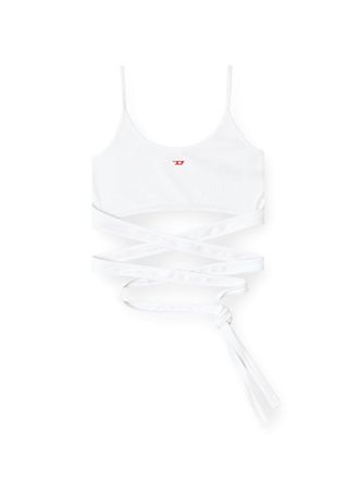 Diesel T-Leya-Tail Stretch Cotton Top-Donna