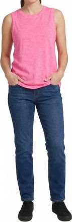 Elliott Lauren Sleeveless Tank Top In Hot Pink