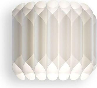 Linea Zero L&aacute;mpara De Pared Blanca Moderna Cm. 32x16x30h