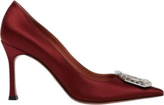 Amina Muaddi Camelia 90 Crystal-Embellished Pumps, Brand Size 36 ( US Size 6 )
