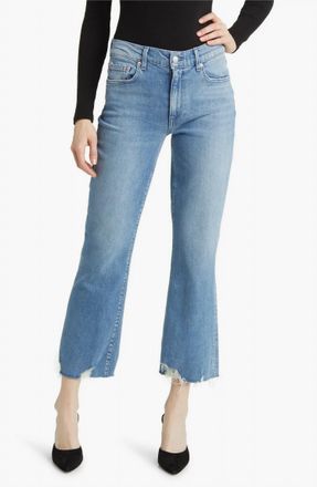 LE JEAN Bella Cropped Flare Jeans In Beach House