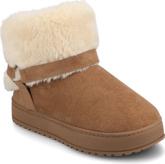 Journee Collection Womens Thada Sherpa Slipper Bootie