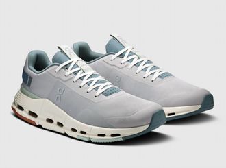 On Mens Cloudnova Form 2 Shoes In Wolf/ Tide