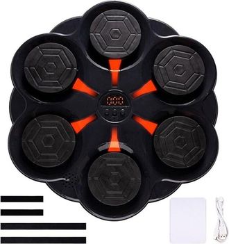 OEM M&aacute;quina De Boxeo Con M&uacute;sica, Punzonadora R&iacute;tmica, M&aacute;quina De Entrenamiento De Boxeo, Conexi&oacute;n Inteligente Bt, Entrenamiento De Cuerpo Completo, 35,5 C